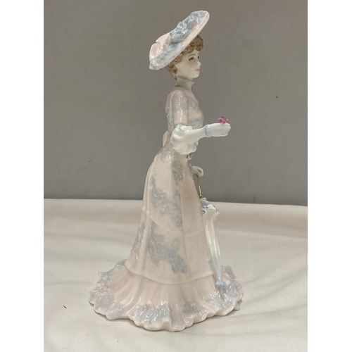 884 - A LIMITED EDITION COALPORT FIGURE LADY FRANCIS 1048/12500