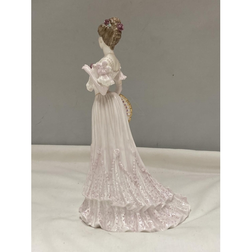 885 - A LIMITED EDITION COALPORT FIGURE LADY ROSE 2147/12500