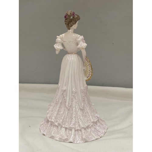 885 - A LIMITED EDITION COALPORT FIGURE LADY ROSE 2147/12500