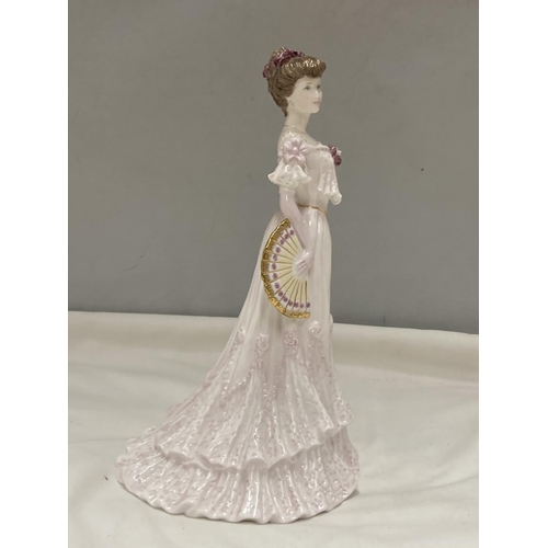 885 - A LIMITED EDITION COALPORT FIGURE LADY ROSE 2147/12500