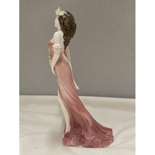 886 - A LIMITED EDITION COALPORT FIGURE RUBY 2623/9500