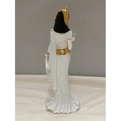 887 - A LIMITED EDITION COALPORT FIGURE CLEOPATRA 862/9500