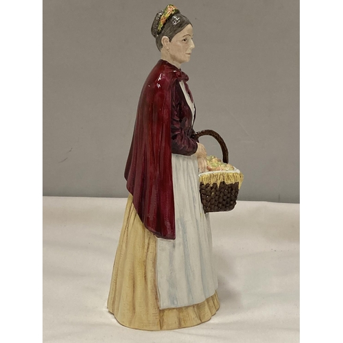 890 - A COALPORT FIGURE THE APPLE WOMAN