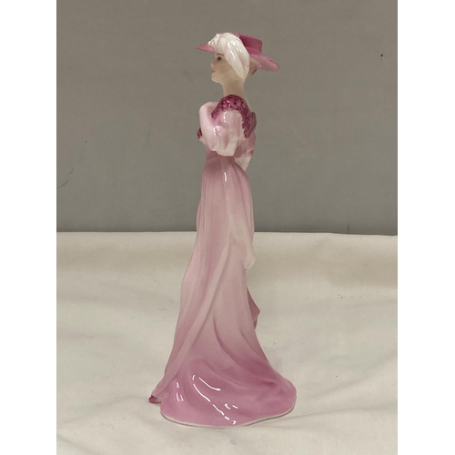 891 - A COALPORT FIGURE CHANTILLY LACE CARESS