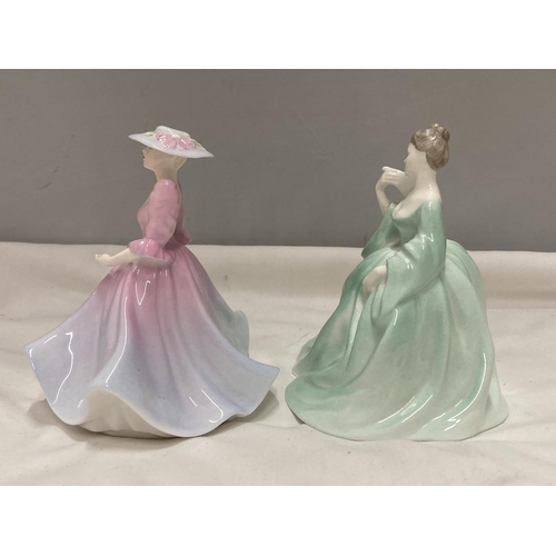 899 - TWO SMALL COALPORT FIGURES