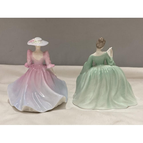 899 - TWO SMALL COALPORT FIGURES