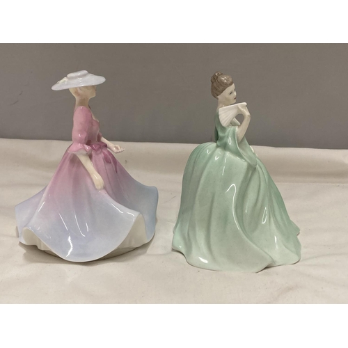 899 - TWO SMALL COALPORT FIGURES