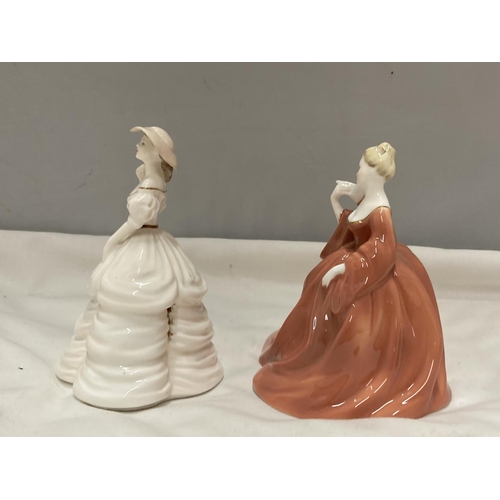 900 - TWO SMALL COALPORT FIGURES