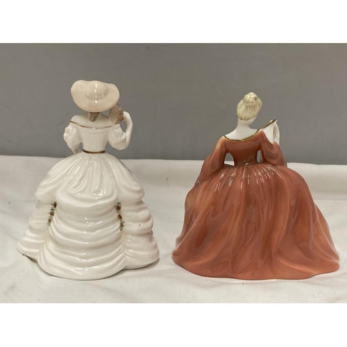 900 - TWO SMALL COALPORT FIGURES