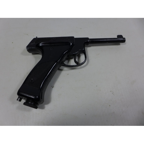 411 - A PLATINUM .175 CALIBRE CO2 AIR PISTOL (A/F)