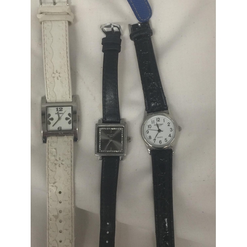 126 - A QUANTITY OF WRISTWATCHES TO INCLUDE FOSSIL, SEKONDA, ETC