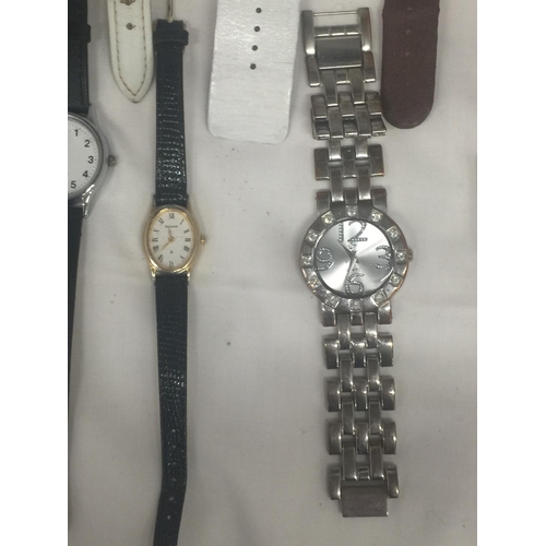 126 - A QUANTITY OF WRISTWATCHES TO INCLUDE FOSSIL, SEKONDA, ETC