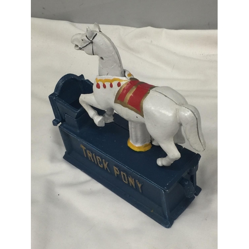 169 - A CAST 'TRICK PONY' MONEY BOX - A/F