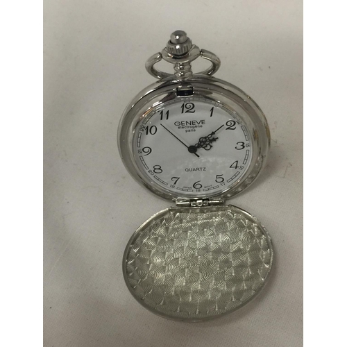 190 - THREE VINTAGE STYLE POCKET WATCHES