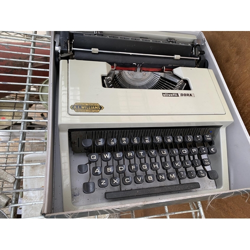 1266 - A RETRO OLIVETTI DORA TYPEWRITER