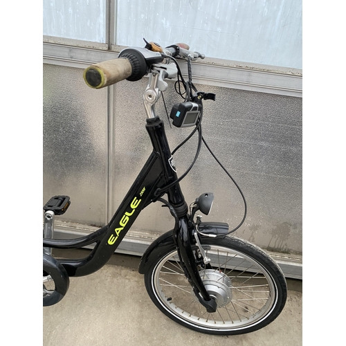 1371 - AN EAGLE TRANZX ELECTRIC BIKE WITH 7 SPEED SHIMANO GEAR SYSTEM