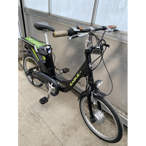 1371 - AN EAGLE TRANZX ELECTRIC BIKE WITH 7 SPEED SHIMANO GEAR SYSTEM