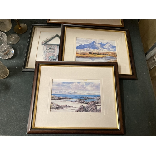 245 - A COLLECTION OF FRAMED AND UNFRAMED PRINTS TO INCLUDE SEA SCENES, PLUS A SIGNED LIMITED EDITION 197/... 