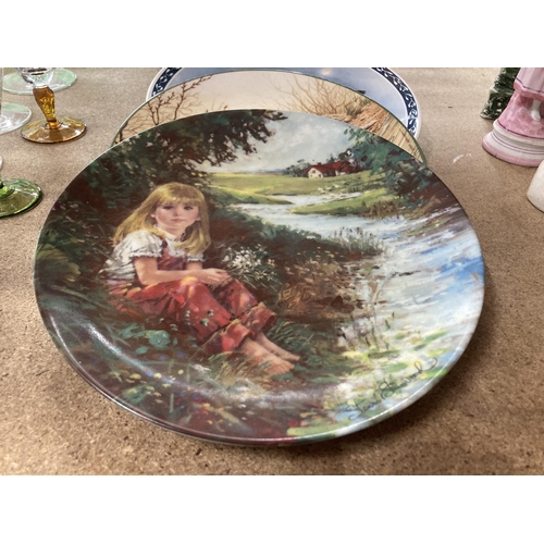 248 - A COLLECTION OF CABINET PLATES TO INCLUDE EASTERN EUROPEAN, CHRISTMAS, ANIMALS, ETC