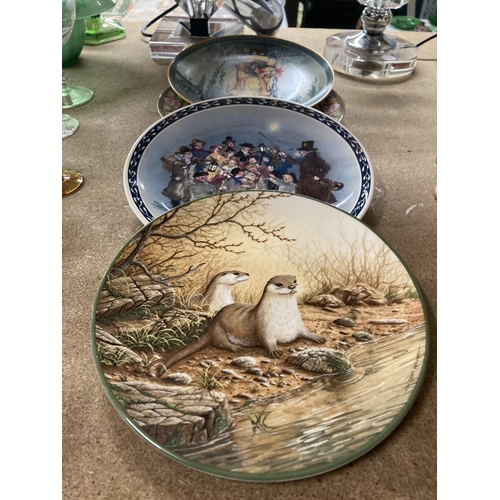 248 - A COLLECTION OF CABINET PLATES TO INCLUDE EASTERN EUROPEAN, CHRISTMAS, ANIMALS, ETC