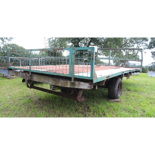 134 - BALE TRAILER + VAT