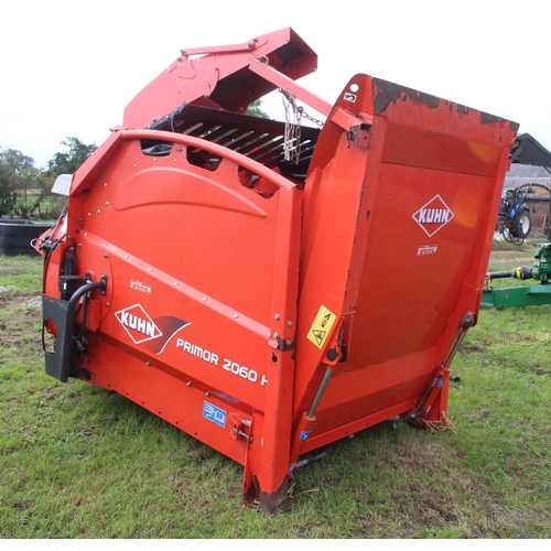 147 - 2011 KUHN PRIMOR STRAW BLOWER & FEEDER 2060H ONE OWNER FROM NEW+ VAT