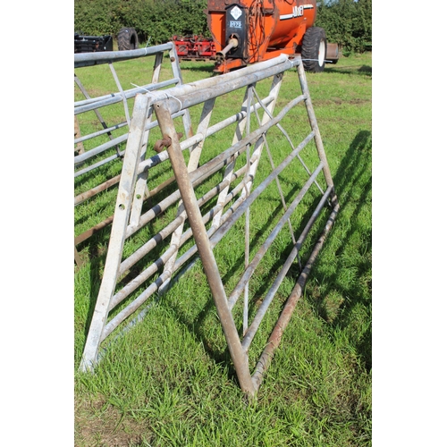 180 - 2 GI GATES 9' & 8' APPROX + VAT