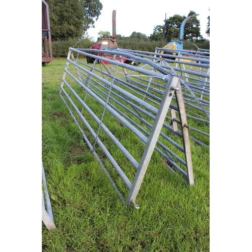 185 - 2 GI GATES 14' & 15'APPROX+ VAT