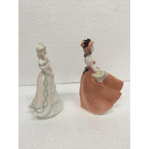 901 - TWO SMALL COALPORT FIGURES