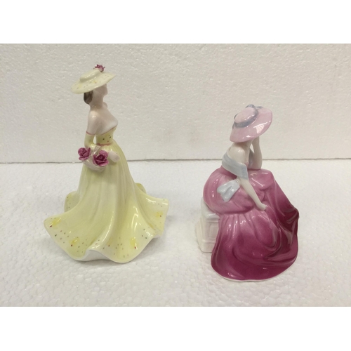 902 - TWO SMALL COALPORT FIGURES