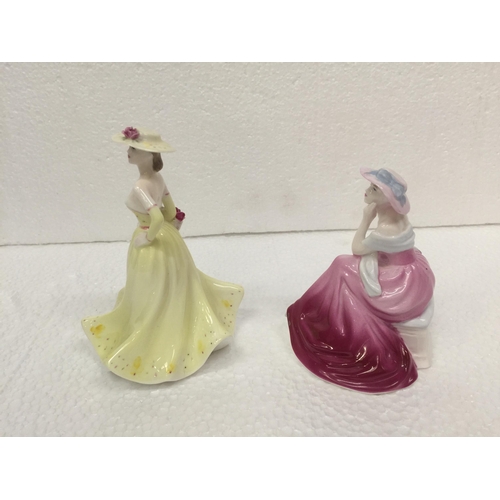 902 - TWO SMALL COALPORT FIGURES