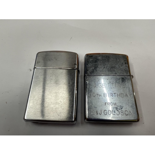 747 - TWO LIGHTERS TO INCLUDE A ZIPPO