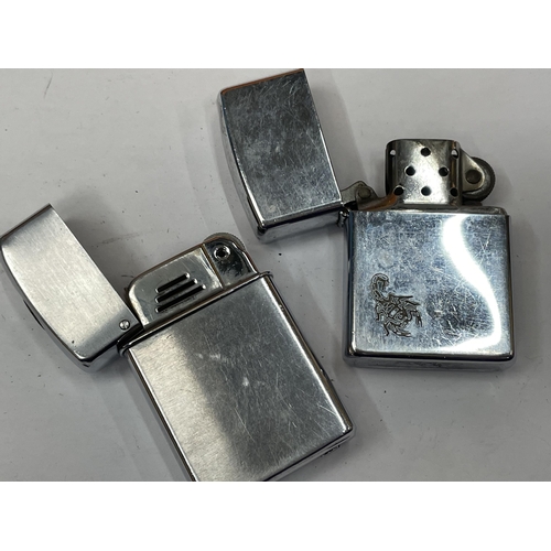 747 - TWO LIGHTERS TO INCLUDE A ZIPPO