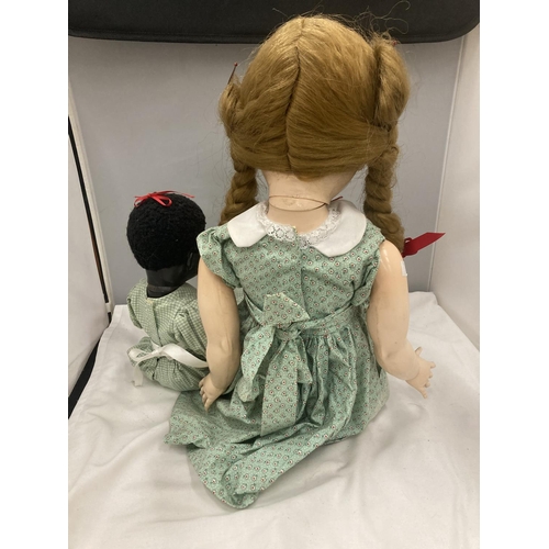 1013 - TWO VINTAGE DOLLS