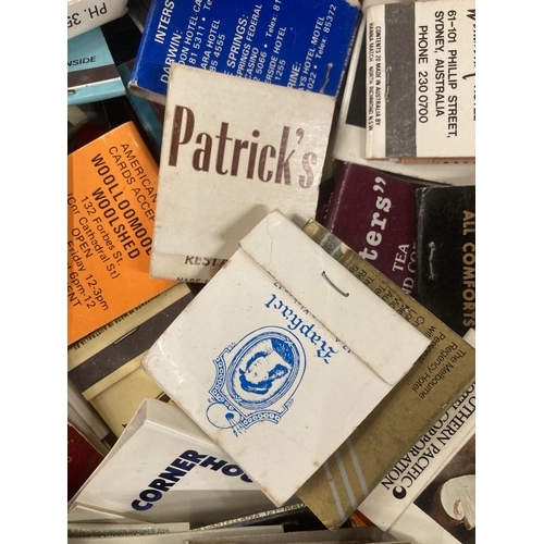 1046 - A LARGE QUANTITY OF COLLECTABLE MATCH BOOKS - APPROX 456