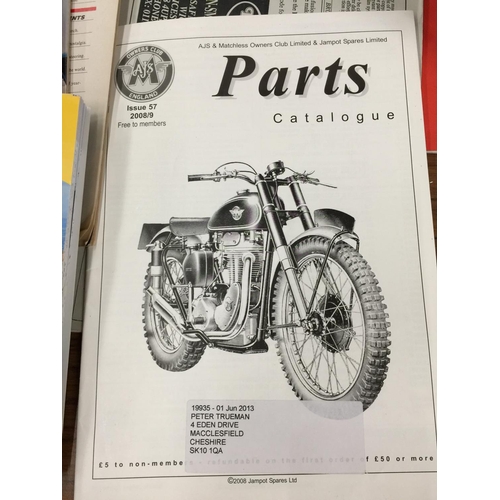 1047 - SIX VINTAGE AMERICAN MOTORCYCLE MAGAZINES TO INCLUDE - CHOPPERS AND CYCLE WORLD FROM THE 1960'S AND ... 