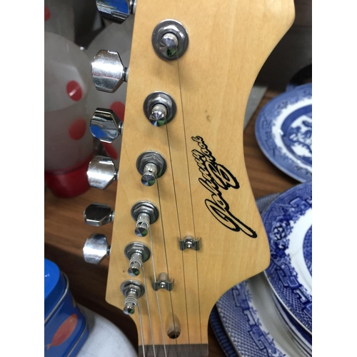 1070 - A JOHNNY BROOK ELECTRIC GUITAR IN BLUE