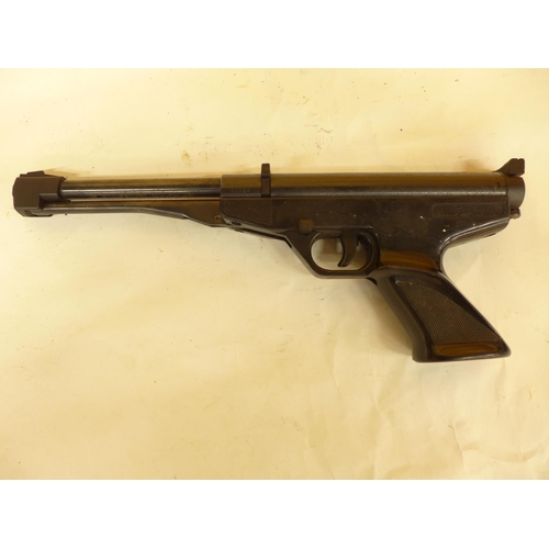 446 - A GAMO .177 CALIBRE AIR PISTOL, 18CM BARREL, SERIAL NUMBER 90306