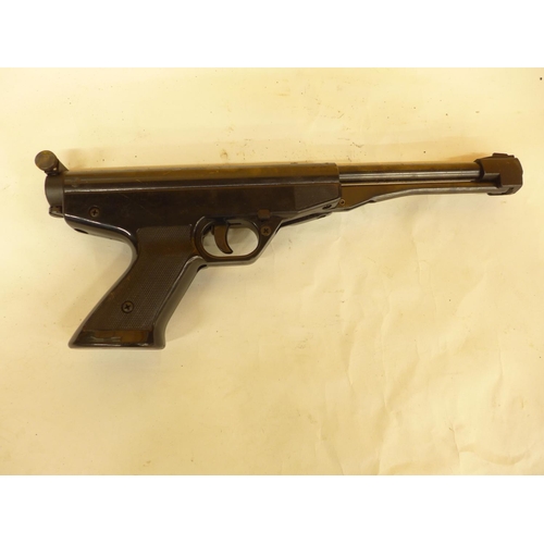 446 - A GAMO .177 CALIBRE AIR PISTOL, 18CM BARREL, SERIAL NUMBER 90306