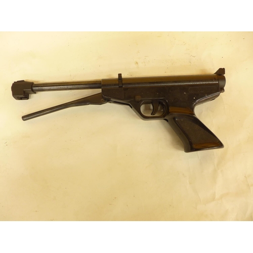 446 - A GAMO .177 CALIBRE AIR PISTOL, 18CM BARREL, SERIAL NUMBER 90306