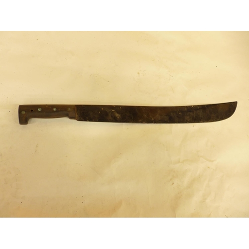 447 - A MID 20TH CENTURY NO.152 MACHETTE, 56CM BLADE