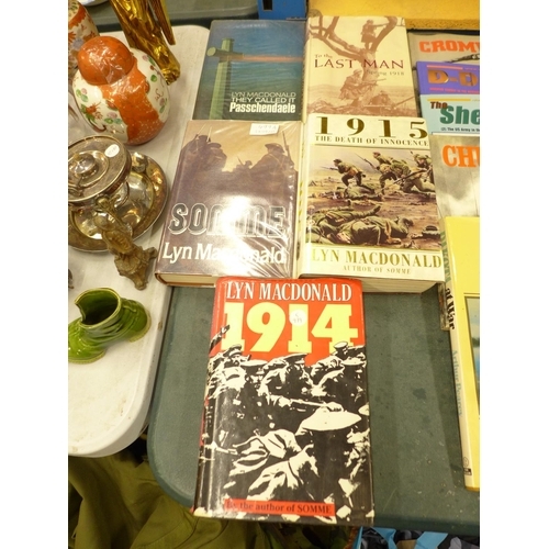 499A - A COLLECTION OF WW1 NOVELS BY HIGHLY REGARDED HISTORIAN LYN MACDONALD