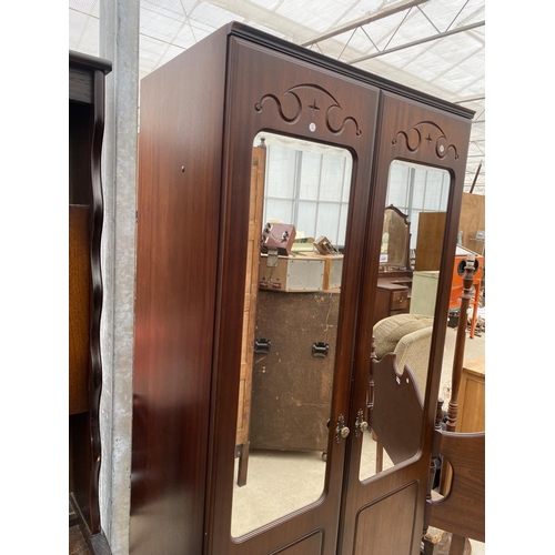 2489 - A ROSSMORE MIRROR-DOOR WARDROBE, 36