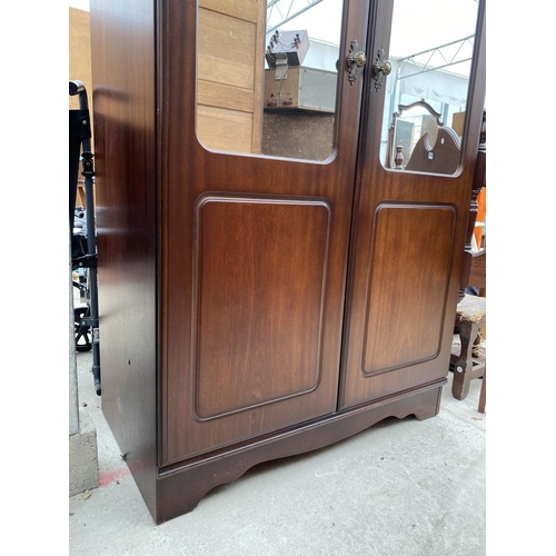 2489 - A ROSSMORE MIRROR-DOOR WARDROBE, 36