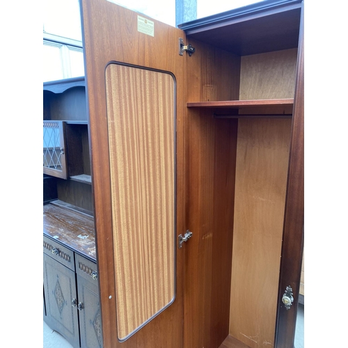 2489 - A ROSSMORE MIRROR-DOOR WARDROBE, 36