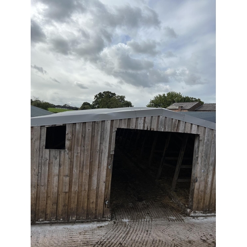 204 - ROWLINSON 26 STALL COW KENNEL  NEW BOX PROFILE ROOF 2021 WITH 30+ SHEETS (3 WEEKS TO REMOVE) + VAT