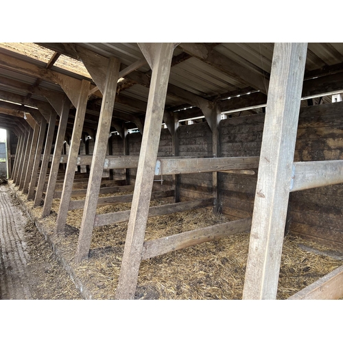 FARMPLUS 26 STALL COW KENNEL 3 WEEKS TO REMOVE. (SHEETED DOOR LOT 208