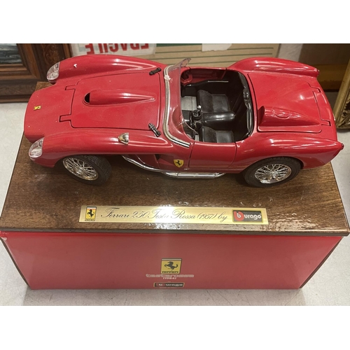 41 - A LARGE BOXED CORGI FERRARI TESTAROSA