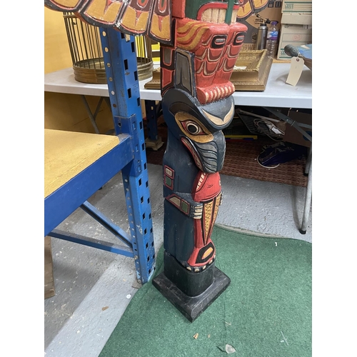 45 - A TOTEM POLE HEIGHT 150CM