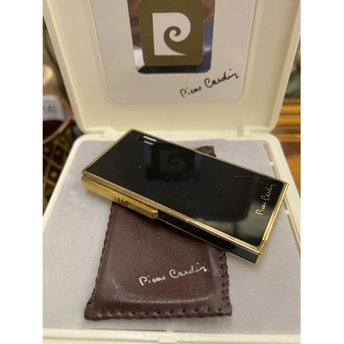 138 - A BOXED PIERRE CARDIN LIGHTER